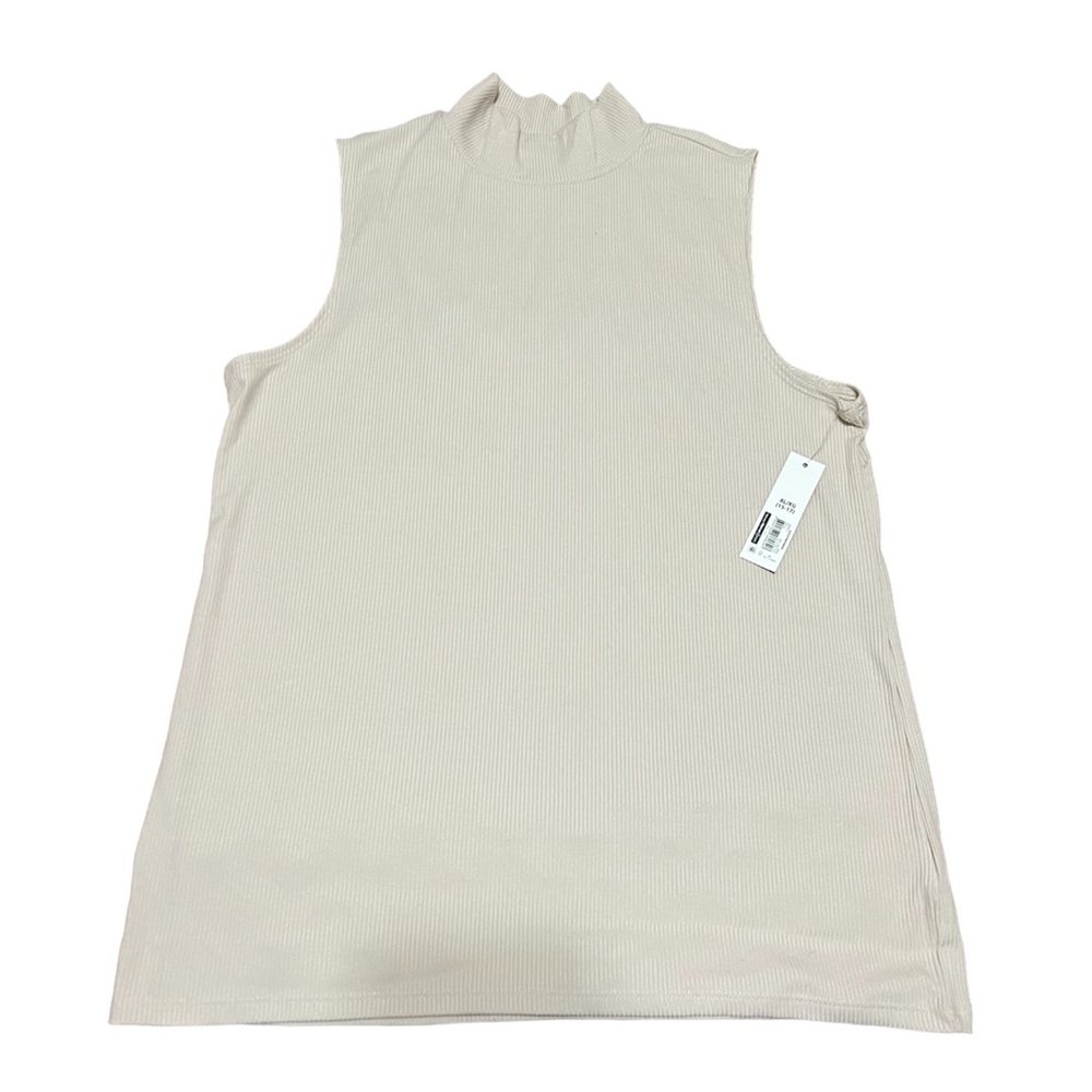 No Boundaries Ribbed Turtle Neck Tank Top